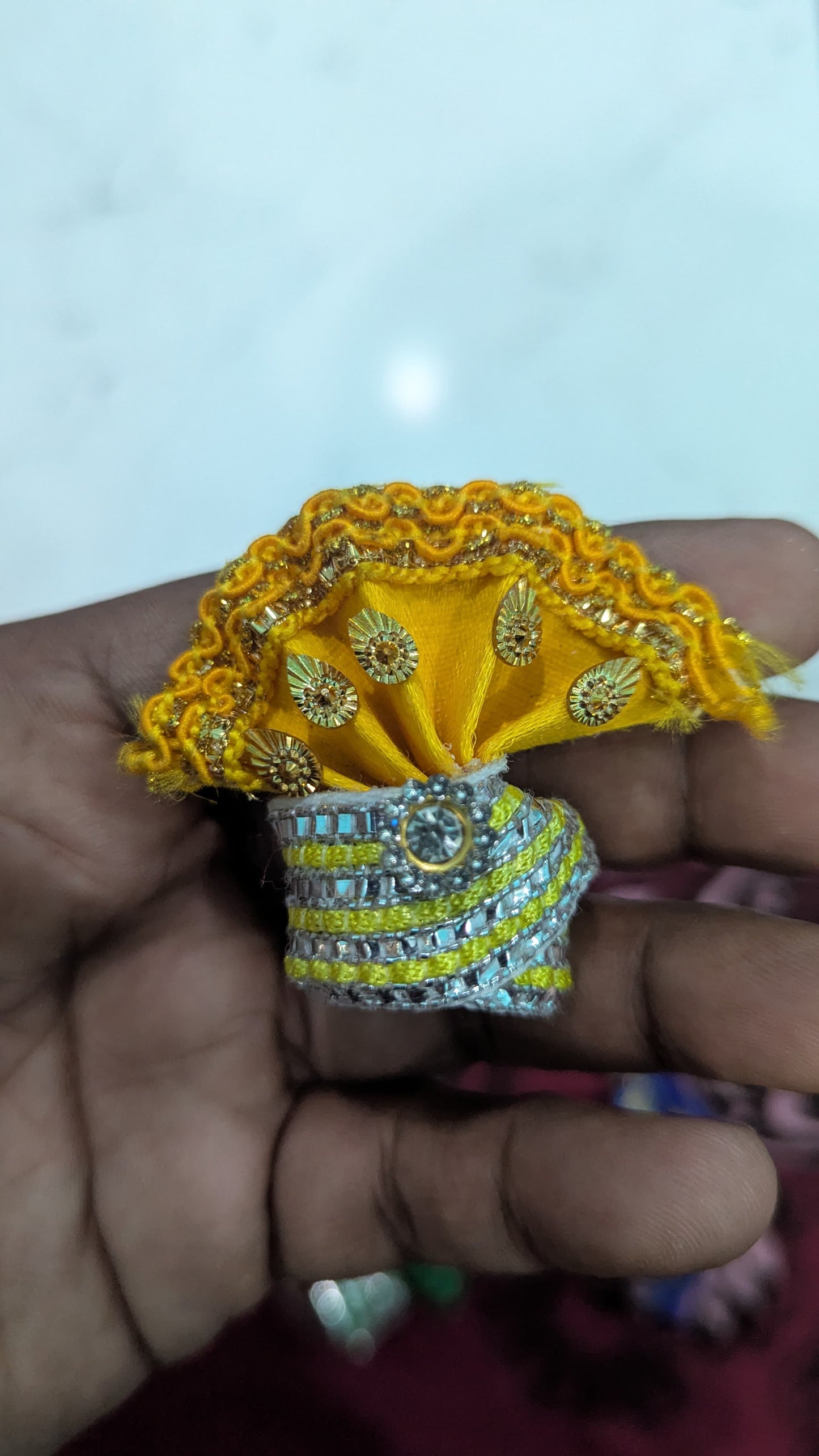 Pack of 6 Laddu Gopal Pagdi Size 1