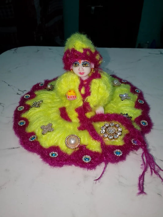 Laddu Gopal Winter Woolen Dress Size 4