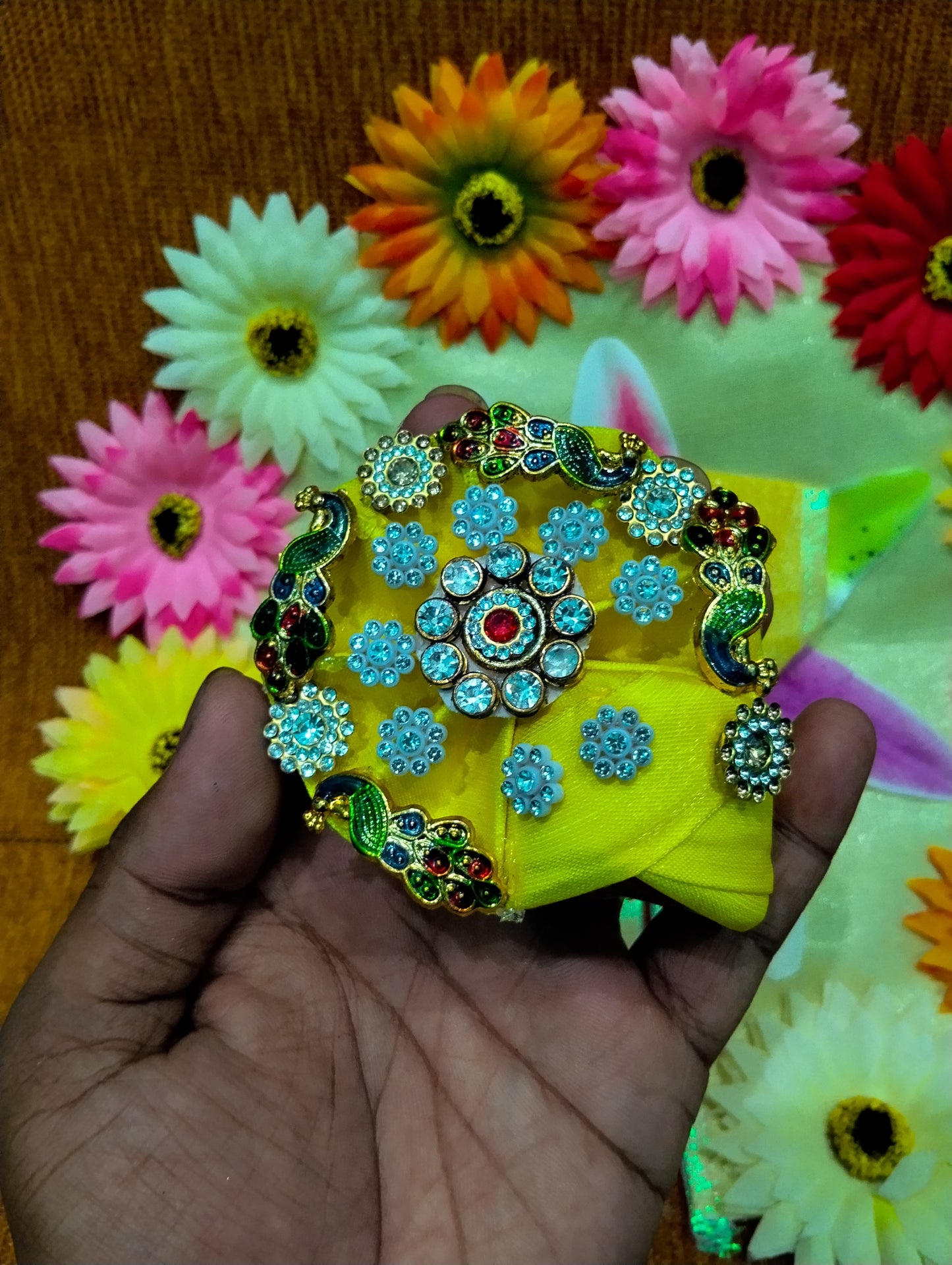 Laddu Gopal Dress & Pagdi Combo Size 5