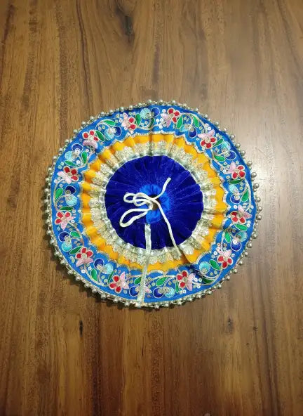 Laddu Gopal Size 4 Fancy Frock Dress Colour Blue