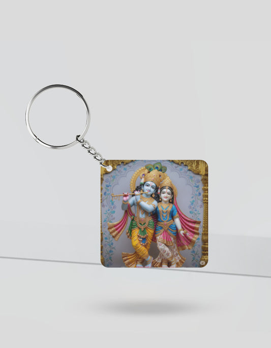 Radha Krishna Keychain
