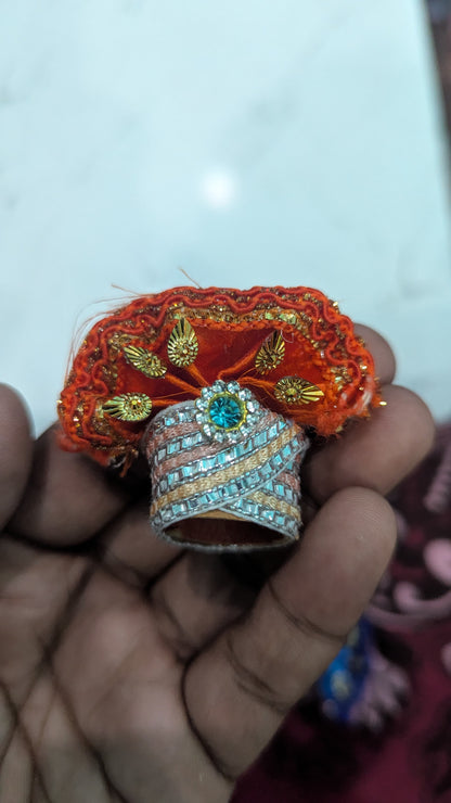 Pack of 6 Laddu Gopal Pagdi Size 1
